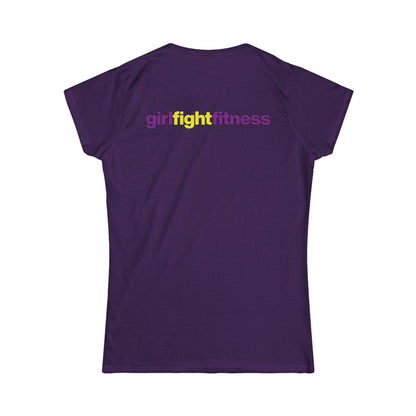 Pride - "Hit Hard, Love Harder" Women's-Cut Softstyle T-Shirt