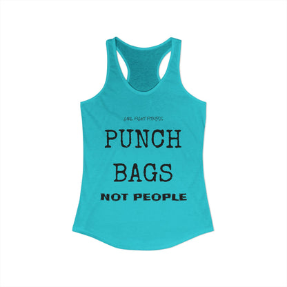 Punch Bags - Not People Racerback Tank