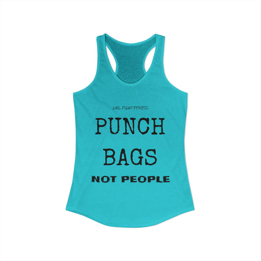 Punch Bags - Not People Racerback Tank