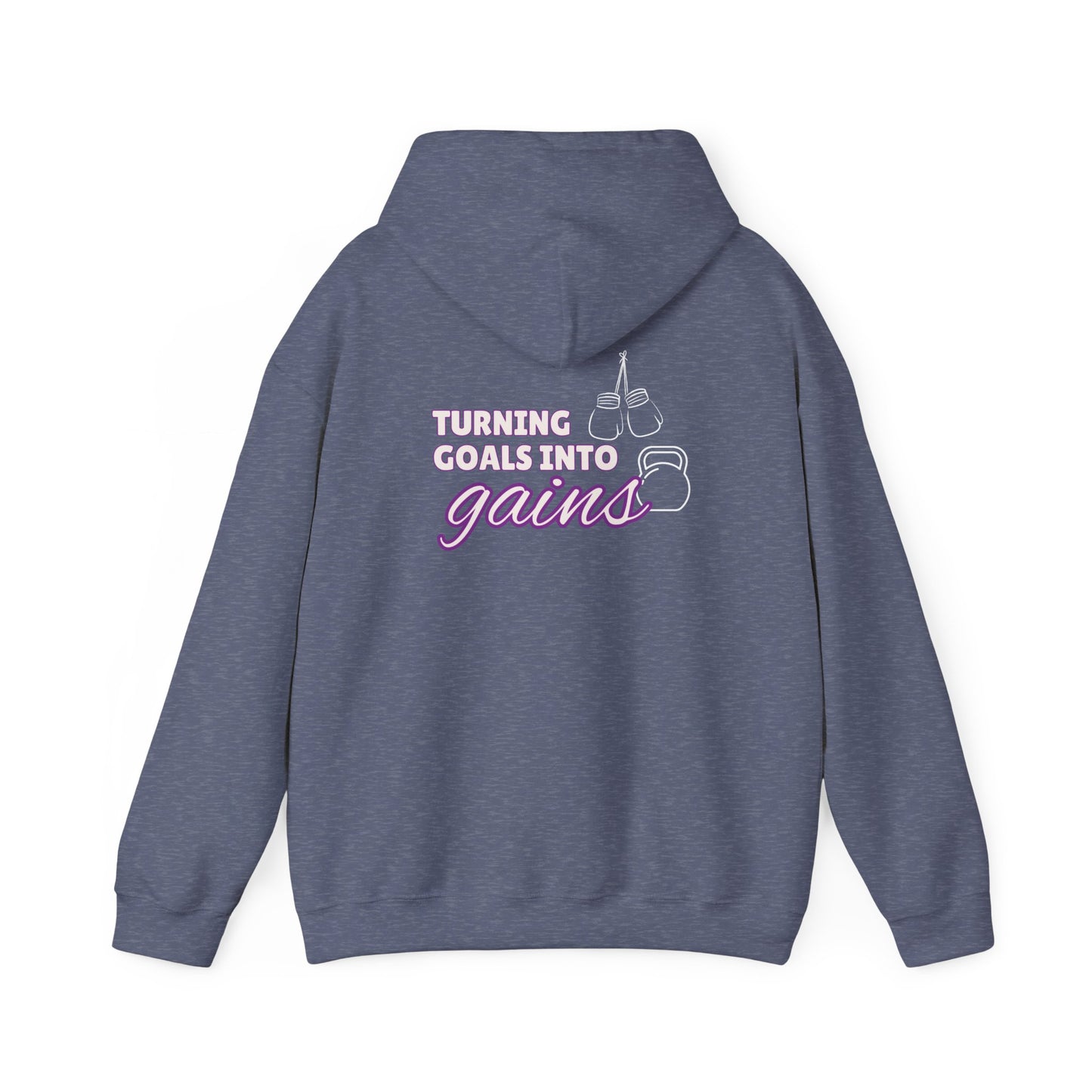 Turning Goals Into Gains -  Unisex Heavy Blend™ Hooded Sweatshirt