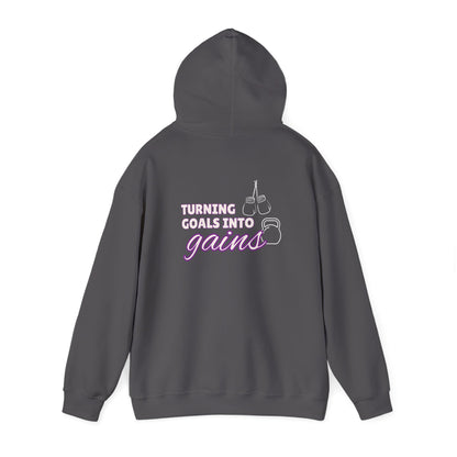 Turning Goals Into Gains -  Unisex Heavy Blend™ Hooded Sweatshirt