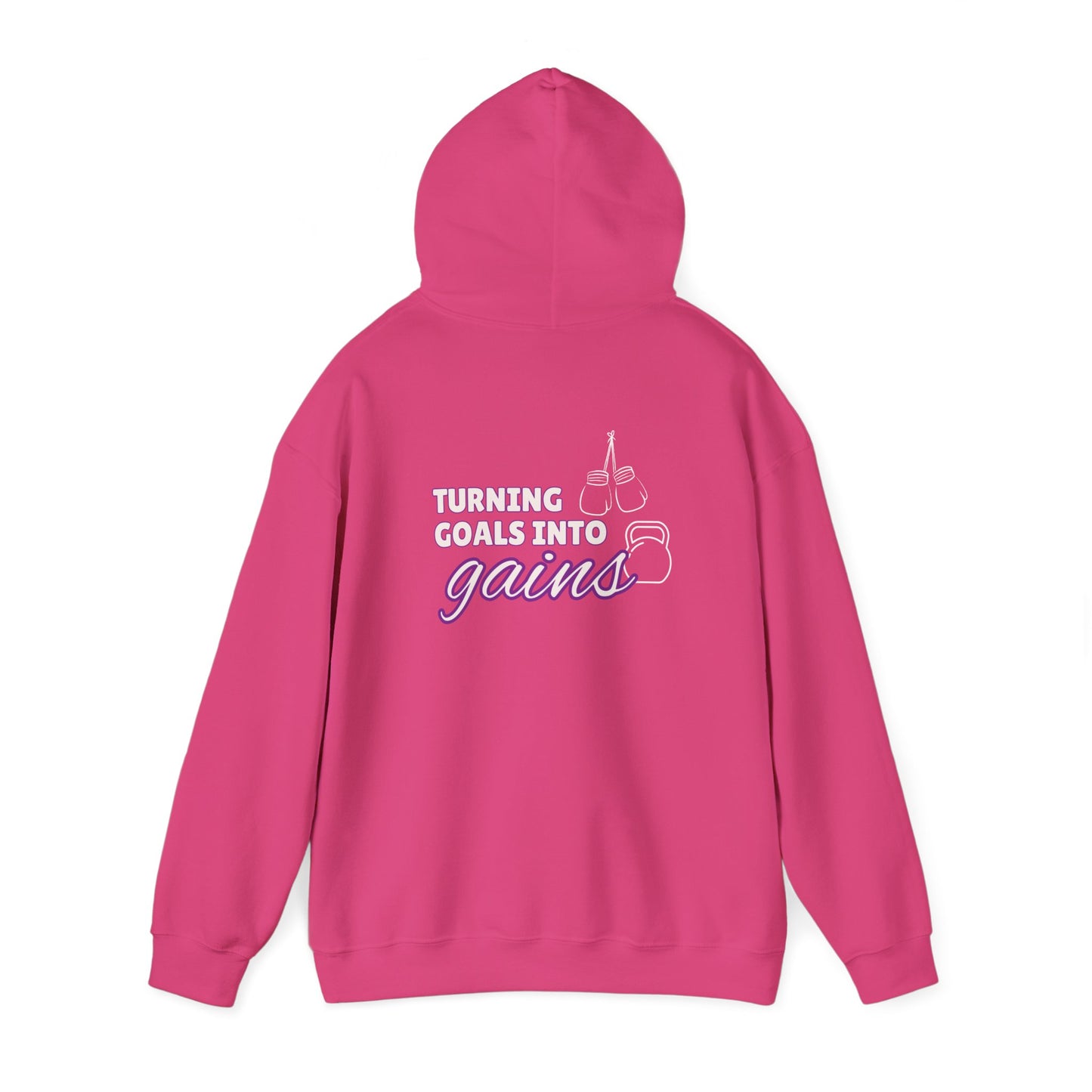 Turning Goals Into Gains -  Unisex Heavy Blend™ Hooded Sweatshirt