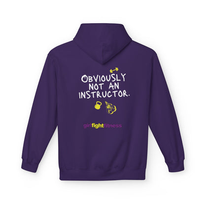 "Obviously Not an Instructor" - Unisex Softstyle Fleece Hoodie