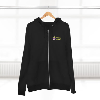 "Punch Bags Not People" Unisex Zip-Up Hoodie