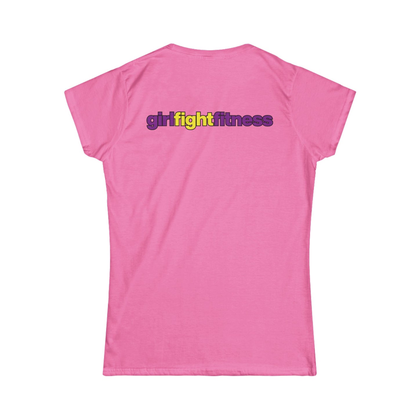 Pride - "Hit Hard, Love Harder" Women's-Cut Softstyle T-Shirt