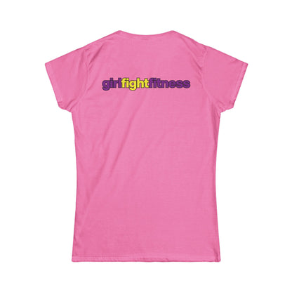 Pride - "Hit Hard, Love Harder" Women's-Cut Softstyle T-Shirt