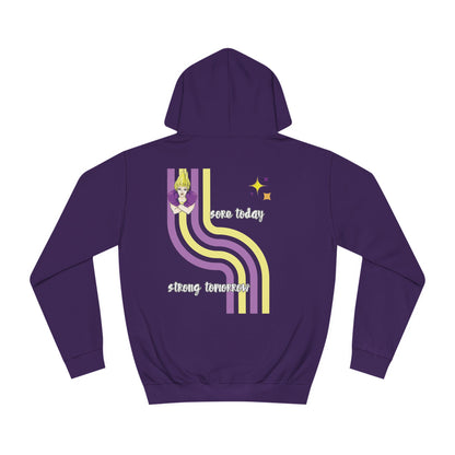 Sore Today - Strong Tomorrow - Unisex College Hoodie (Dark)