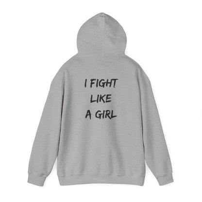 I FIGHT LIKE A GIRL Unisex Heavy Blend™ Hooded Sweatshirt
