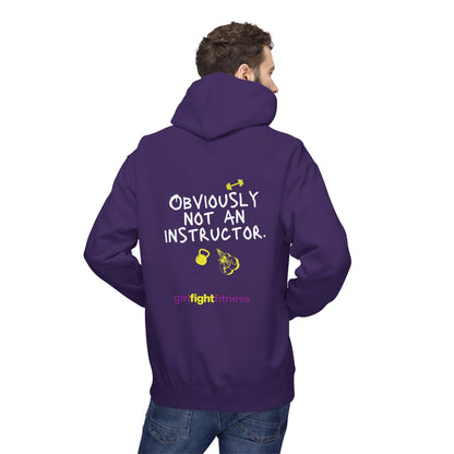 "Obviously Not an Instructor" - Unisex Softstyle Fleece Hoodie