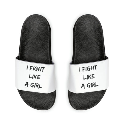 I Fight Like a Girl Slide Sandals