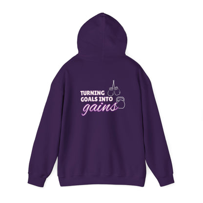 Turning Goals Into Gains -  Unisex Heavy Blend™ Hooded Sweatshirt
