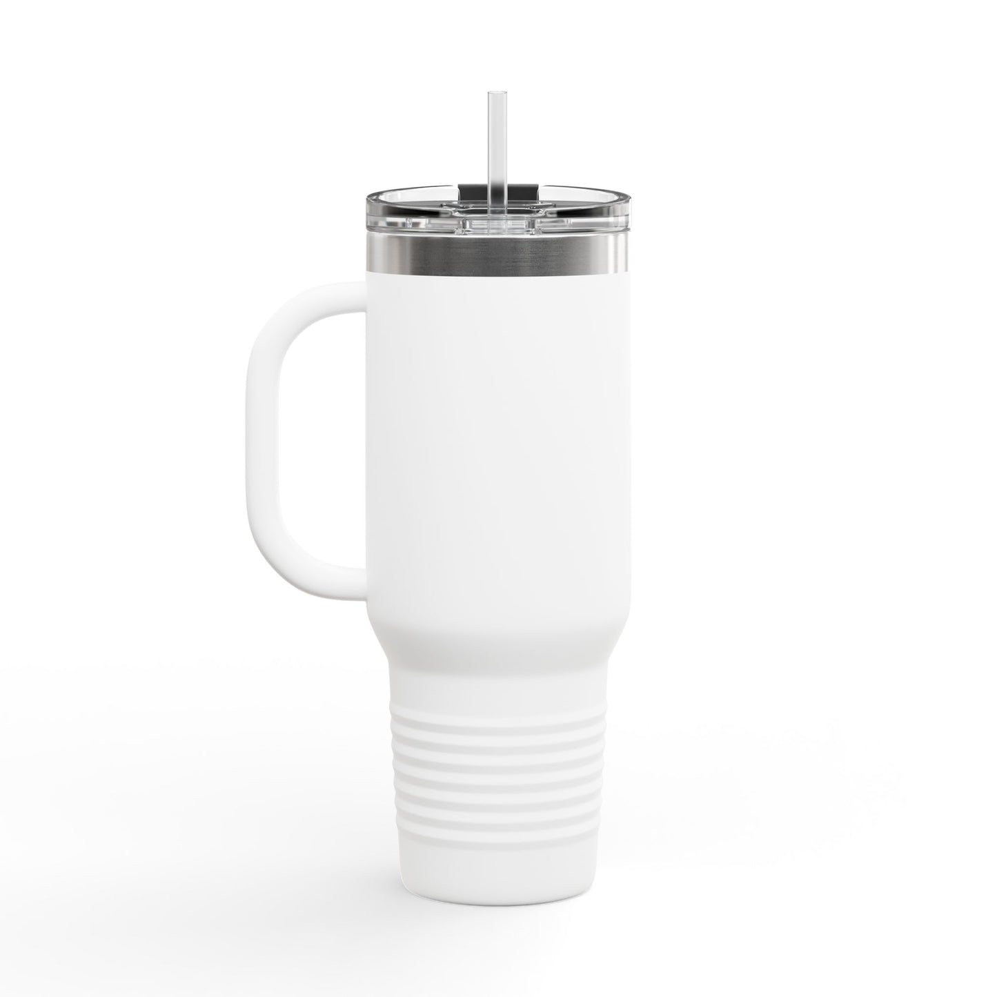 You Can Find Me At - 40 oz. Insulated Travel Mug with Lid & Straw