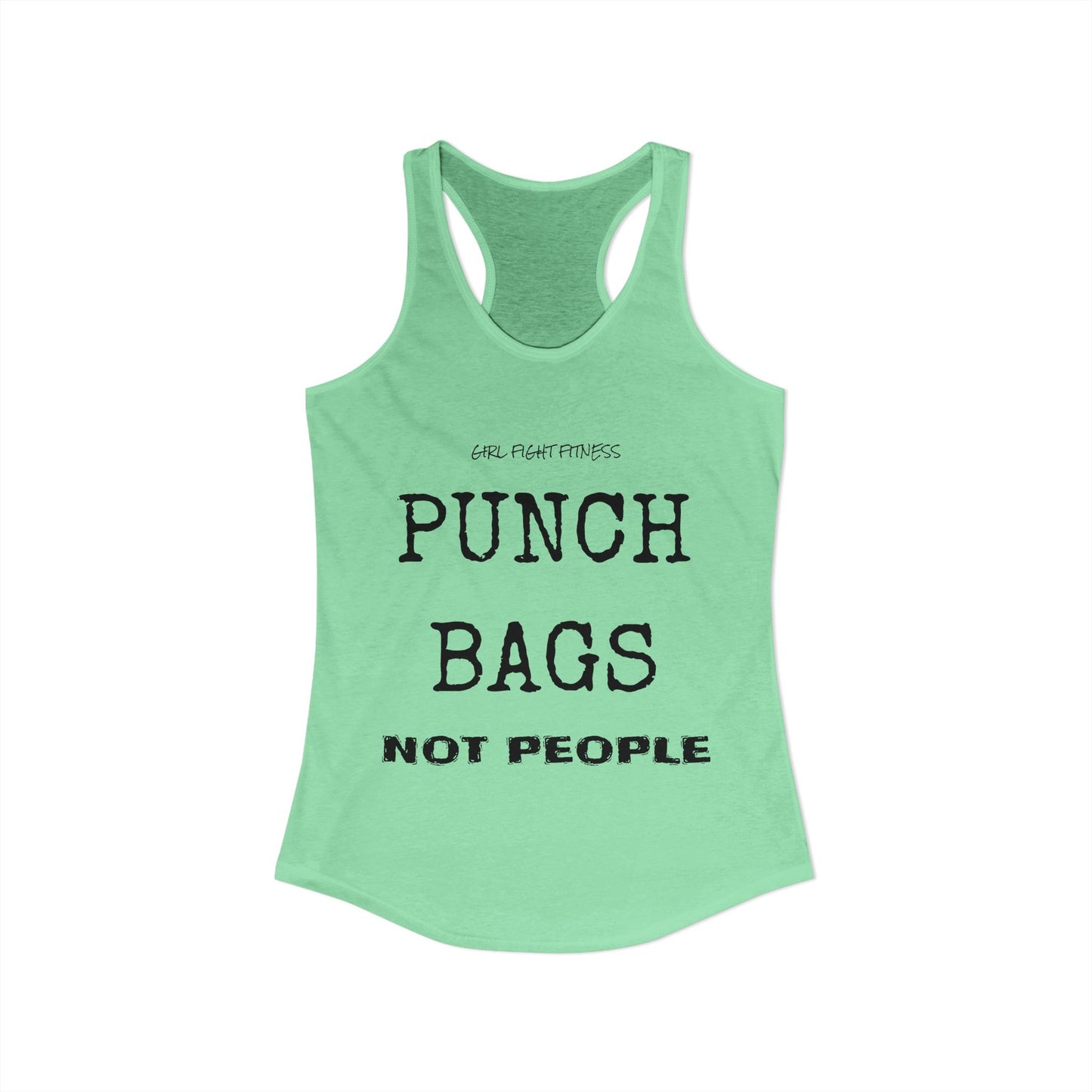 Punch Bags - Not People Racerback Tank