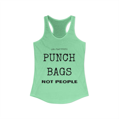 Punch Bags - Not People Racerback Tank