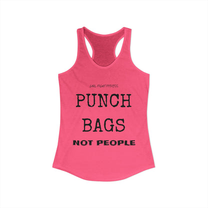 Punch Bags - Not People Racerback Tank