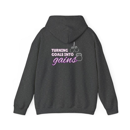 Turning Goals Into Gains -  Unisex Heavy Blend™ Hooded Sweatshirt