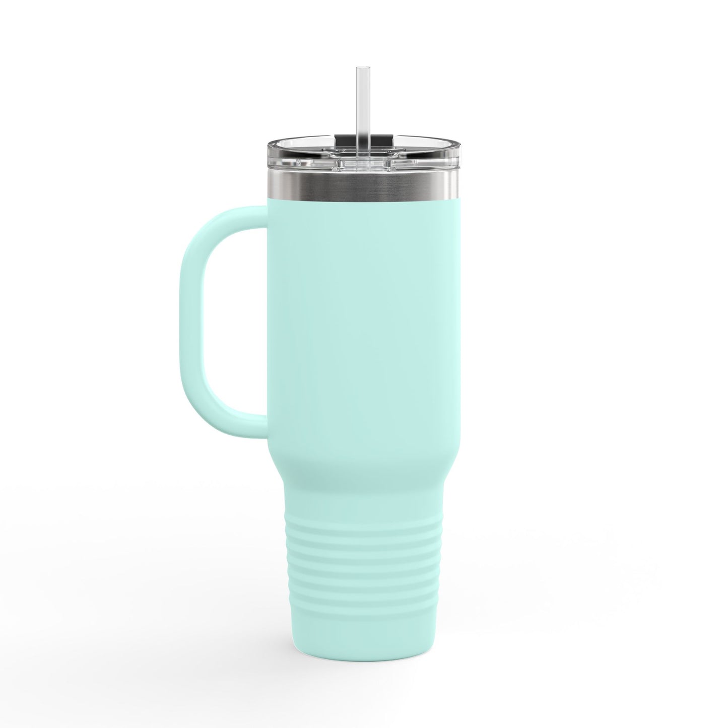 You Can Find Me At - 40 oz. Insulated Travel Mug with Lid & Straw