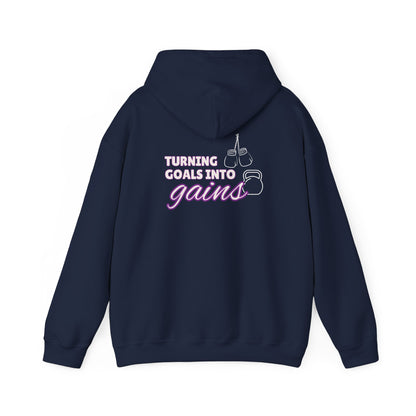 Turning Goals Into Gains -  Unisex Heavy Blend™ Hooded Sweatshirt